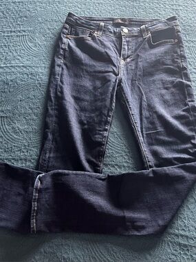 Fidelity Stevie Women's Slim Dark Wash  Blue Indigo Jeans Size 30